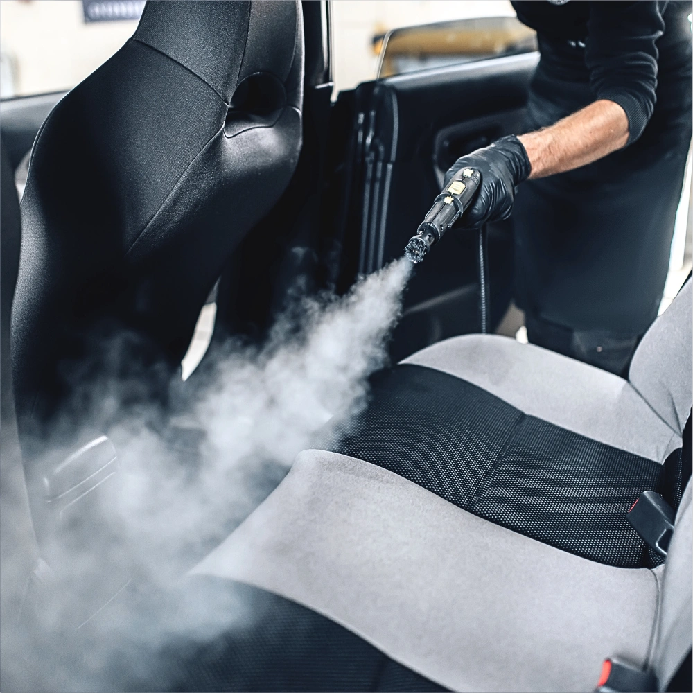 Nettoyage interieur à la vapeur